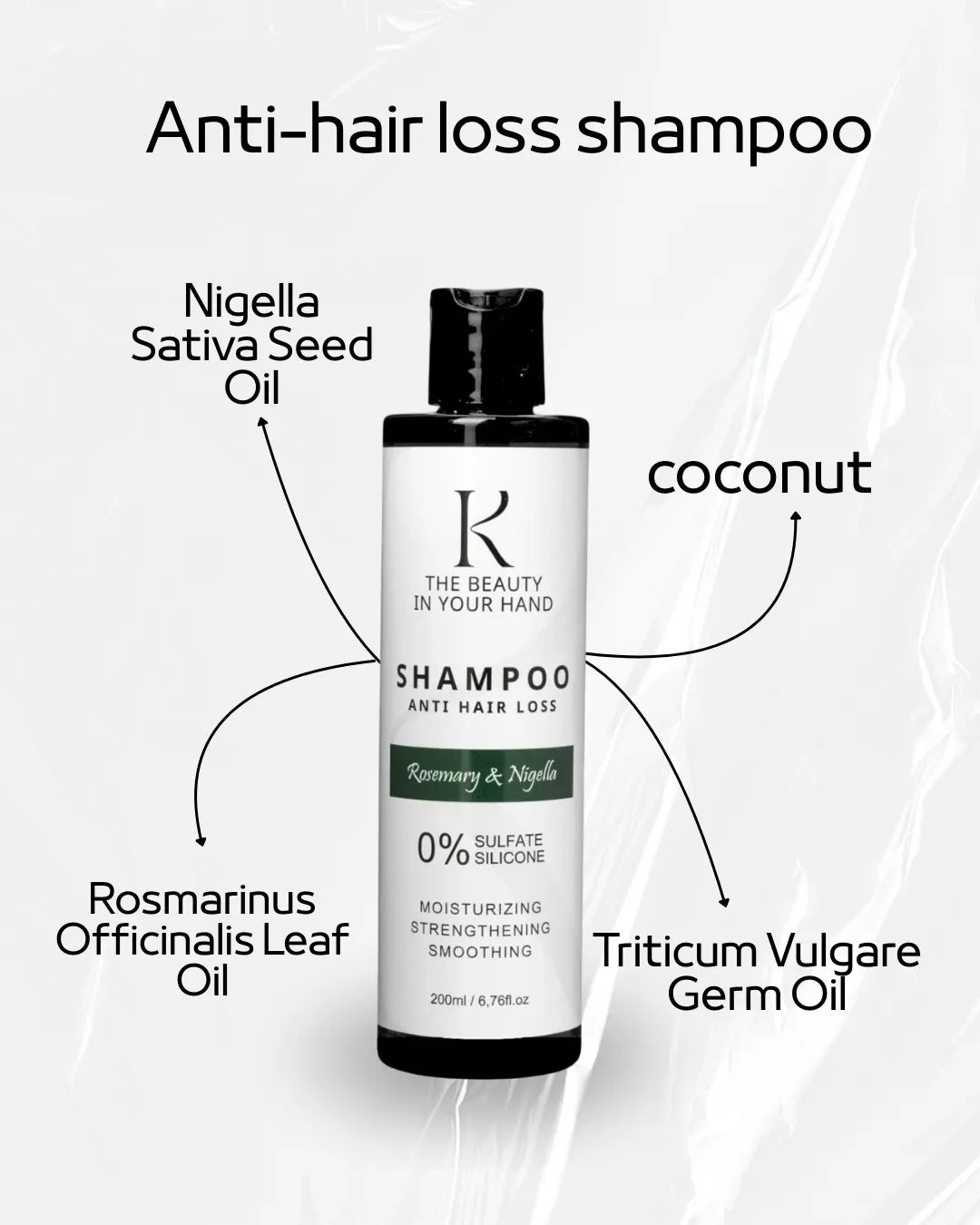 Rosemary Anti-Hair Loss Sulfate-Free Shampoo - kingdomofbeauty