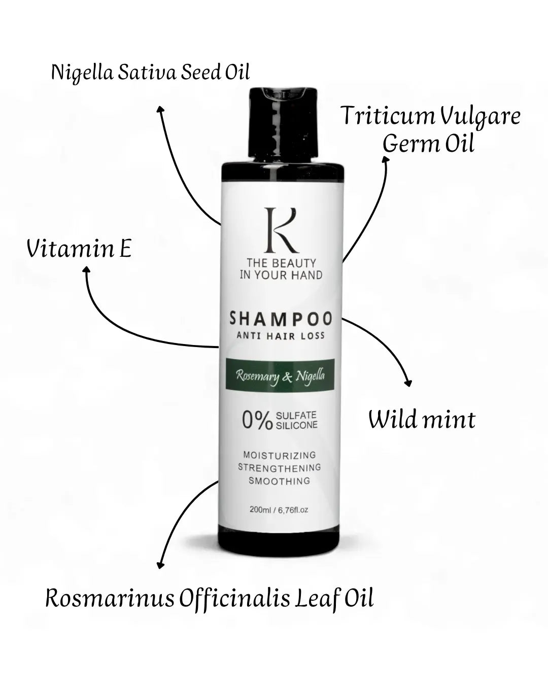 Rosemary Hair Care Set | Natural Shampoo, Mask, Oil & Serum | Herbal Hair Routine - kingdomofbeauty