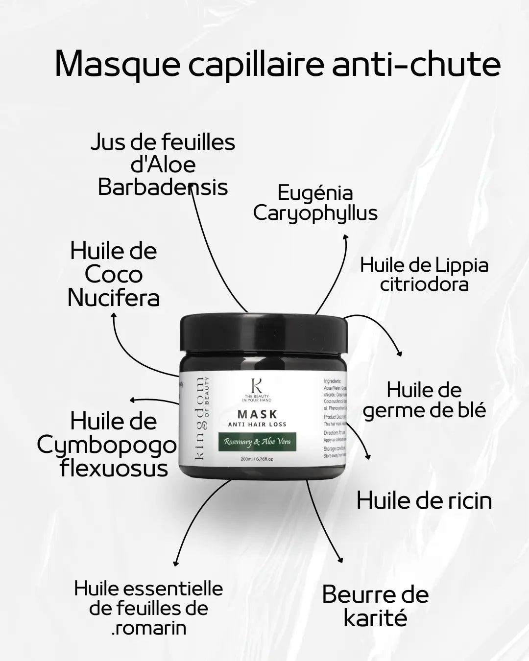 Masque cheveux romaine - kingdomofbeauty