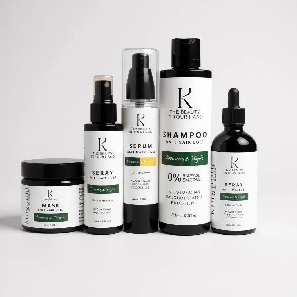 Rosemary Hair Care Set | Natural Shampoo, Mask, Oil & Serum | Herbal Hair Routine